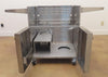 Cart with Front Storage Access Doors for a Lynx L30TRFLP Grill