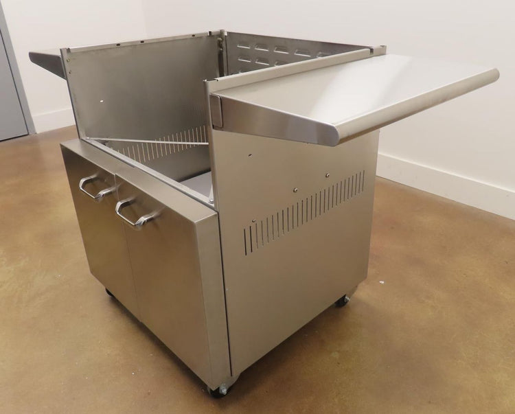 Cart with Front Storage Access Doors for a Lynx L30TRFLP Grill
