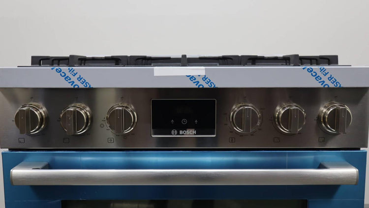 Bosch 30" 5 Burner 3.6 Cu.ft. Freestand Gas Stainless 800 Series Range HGS8055UC