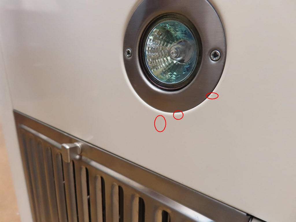 AGA AMCHD44IVY 44" Ivory 600 CFM Blower Mount Range Hood with 600 CFM Blower