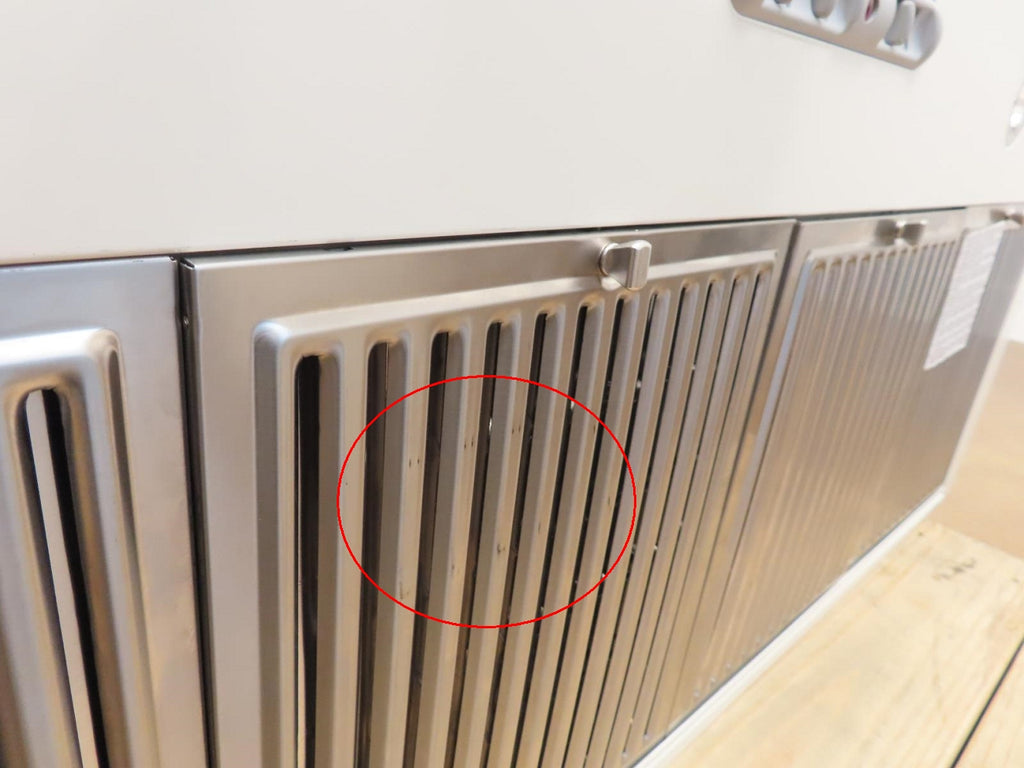 AGA AMCHD44IVY 44" Ivory 600 CFM Blower Mount Range Hood with 600 CFM Blower