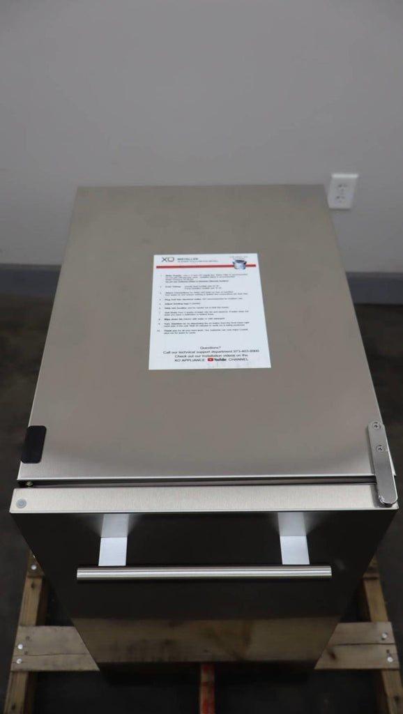 XO 15" Built-In Crystal Clear Cubes Indoor/Outdoor Gourmet Ice Maker XOUIM1565SP