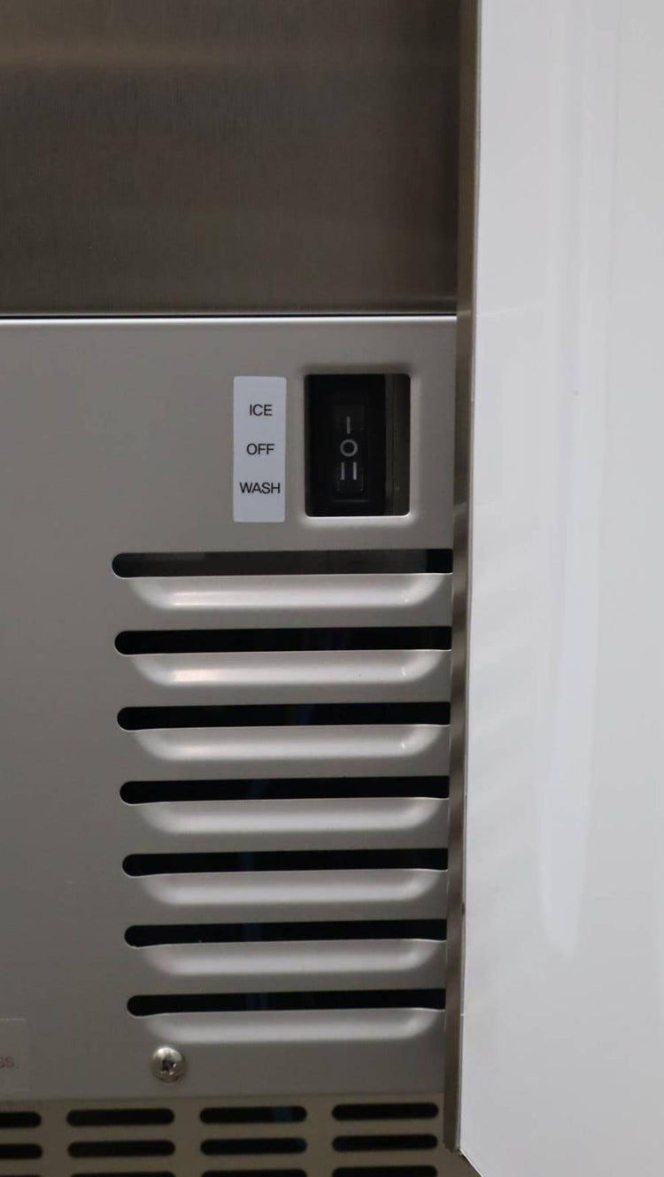 XO 15" Crystal Clear Cubes Gourmet Built-In Indoor/Outdoor Ice Maker XOUIM1565SP