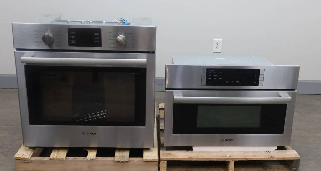 Bosch 500 Series 30" Double Speed Combination Electric Wall Oven HBL5754UC