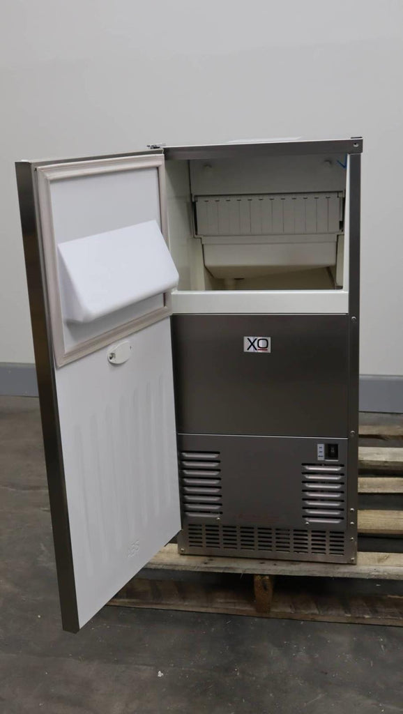 XO 15" Built-In Indoor/Outdoor Crystal Clear Cubes Gourmet Ice Maker XOUIM1565SP - Alabama Appliance