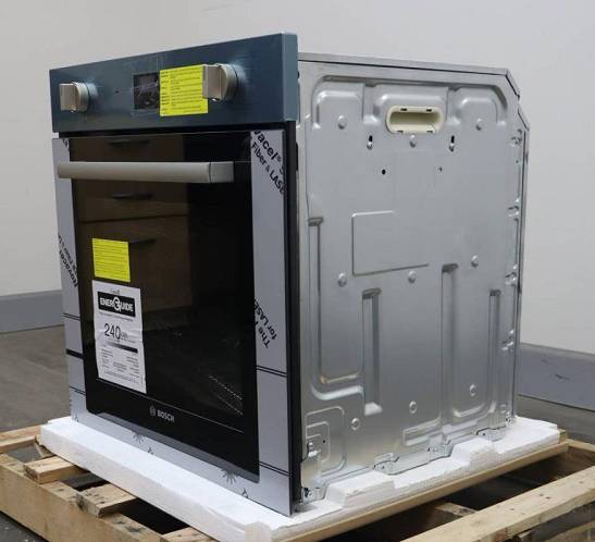 Bosch 500 Series 24" Stainless Single Convection Electric Wall Oven HBE5453UC