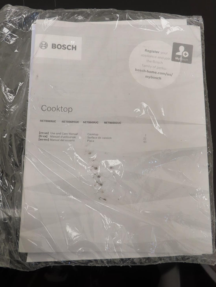 Bosch 800 Series NET8069UC 30" Electric Cooktop with 4 Elements