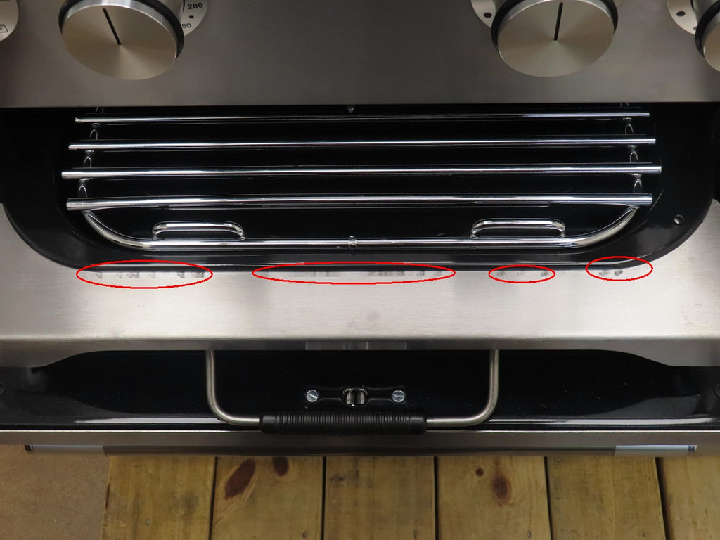 AGA Mercury AMC48INSS 48" 5 Heating Elements Electric Induction Stainless Range