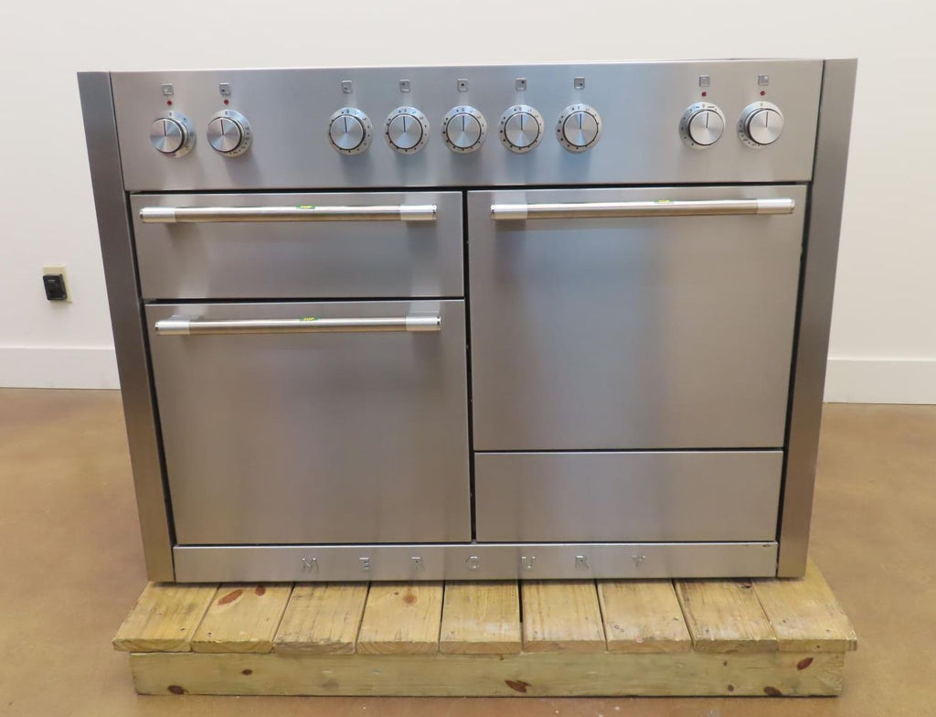 AGA Mercury AMC48INSS 48" 5 Heating Elements Electric Induction Stainless Range