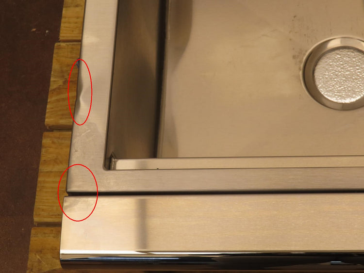 Lynx LSK24 Stainless Steel 24" Drop-In Single Bowl Outdoor Sink