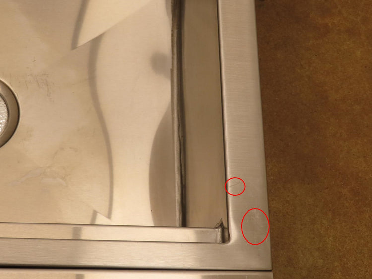 Lynx LSK24 Stainless Steel 24" Drop-In Single Bowl Outdoor Sink