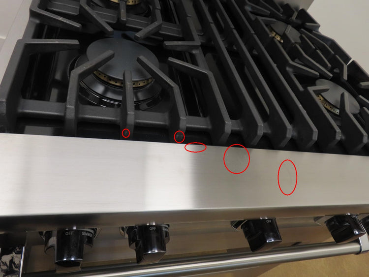 Viking Professional 5 Series 30" 4 Burners Gas Range VGR5304BSS w/ high shelf