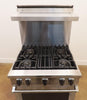 Viking Professional 5 Series 30" 4 Burners Gas Range VGR5304BSS w/ high shelf