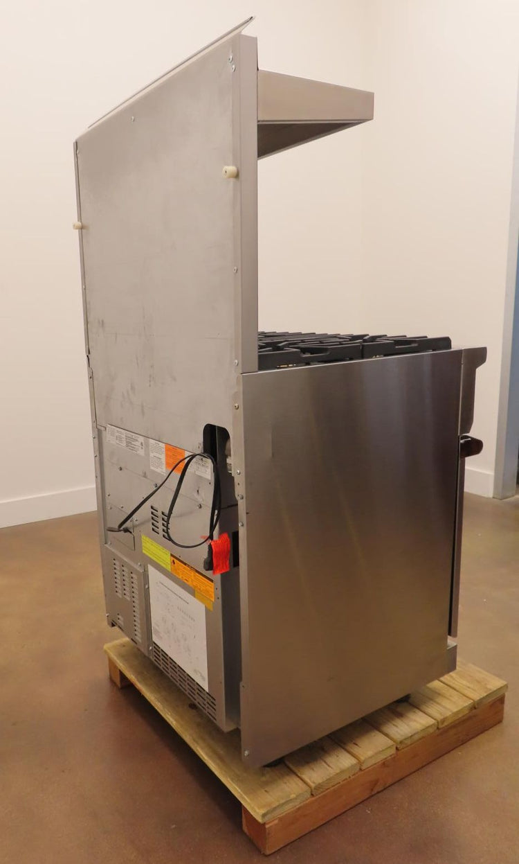 Viking Professional 5 Series 30" 4 Burners Gas Range VGR5304BSS w/ high shelf