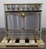 La Cornue CornueFe 90 36" Freestanding 3.81 cu.ft SS Brass Induction Range C9IFI - Alabama Appliance