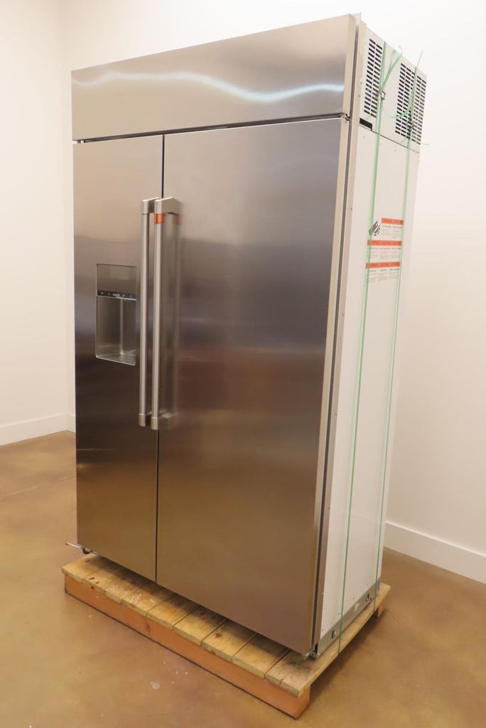 Cafe CSB48YP2NS1 48"Counter Depth Built-In Side by Side Smart Refrigerator