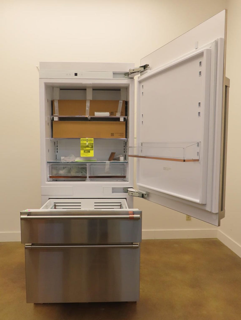 Cafe CIC36RP2VS1 36 Inch Built-In Smart Bottom Freezer Refrigerator