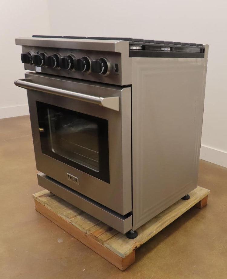 Thor Kitchen LRG3001U 30 Inch Freestanding Gas Range Stainless Steel