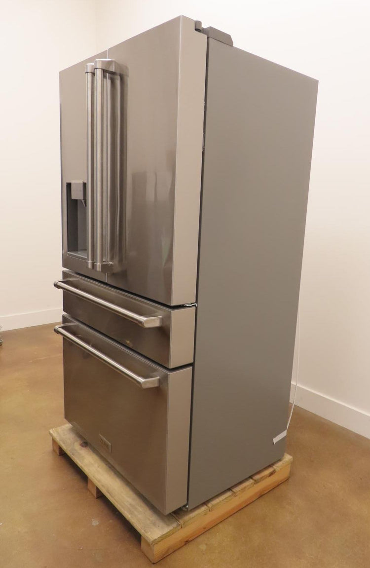 ZLINE RFMW36 36" Counter Depth 4-Door French Door Refrigerator