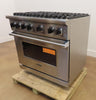 Viking 5 Series VGR5366BSS 36" Pro-Style Gas Range Stainless Steel 2017 Model