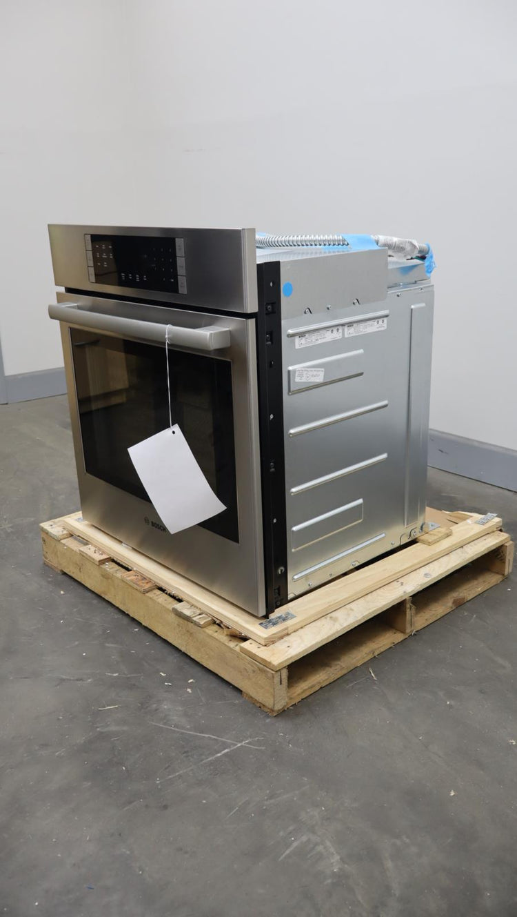 Bosch 27" 4.1 SS EcoClean Convection Single Electric Wall Oven HBN8451UC