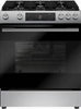Bosch 100 Series HGF1050MUC 30 Inch Slide-In Stainless Steel Gas Range
