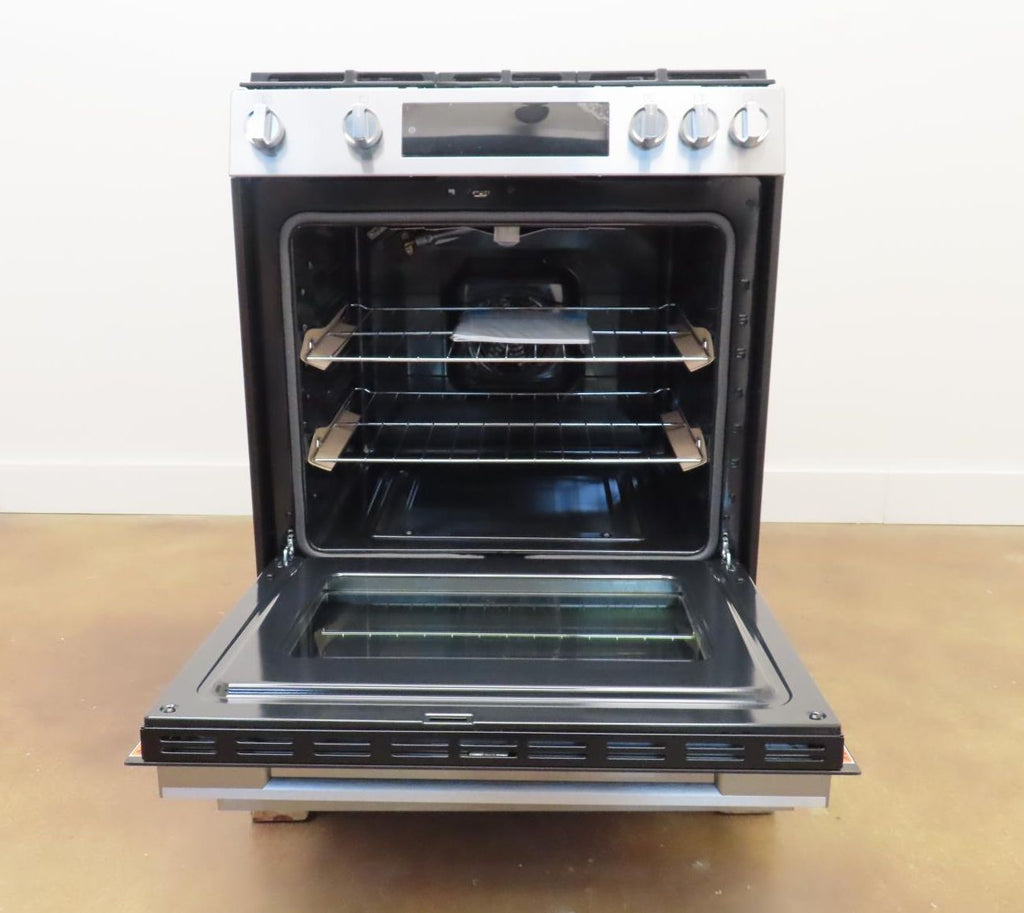 Bosch 100 Series HGF1050MUC 30 Inch Slide-In Stainless Steel Gas Range