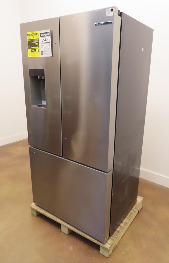 Bosch 500 Series B36CD52SNS 36" Freestanding French Door Smart Refrigerator Pics
