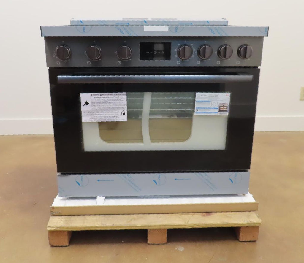 Bosch 800 Series HDS8645U 36" Duel Fuel Range with 6 Sealed Burners Images