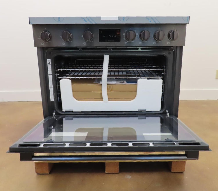 Bosch 800 Series HDS8645U 36" Duel Fuel Range with 6 Sealed Burners Images