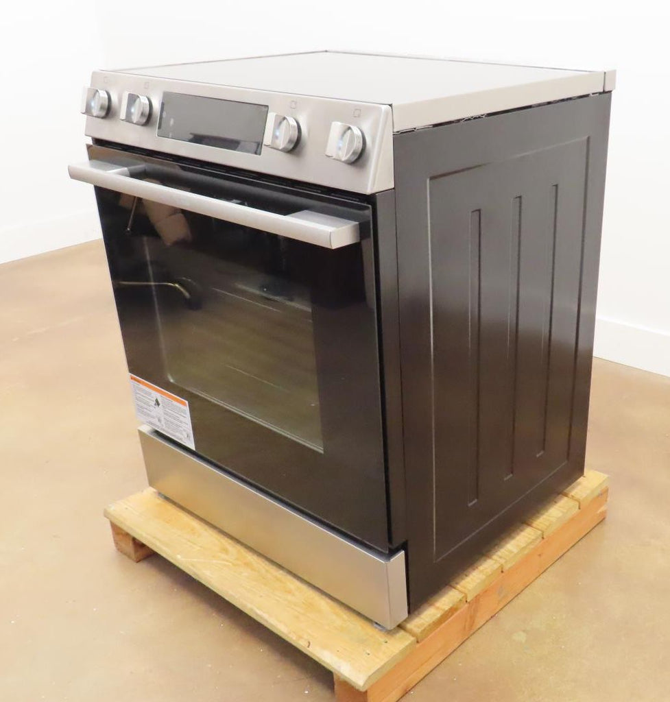 Bosch 100 Series HEF1050MU 30" SlideIn Electric Convection Range with 5 Elements