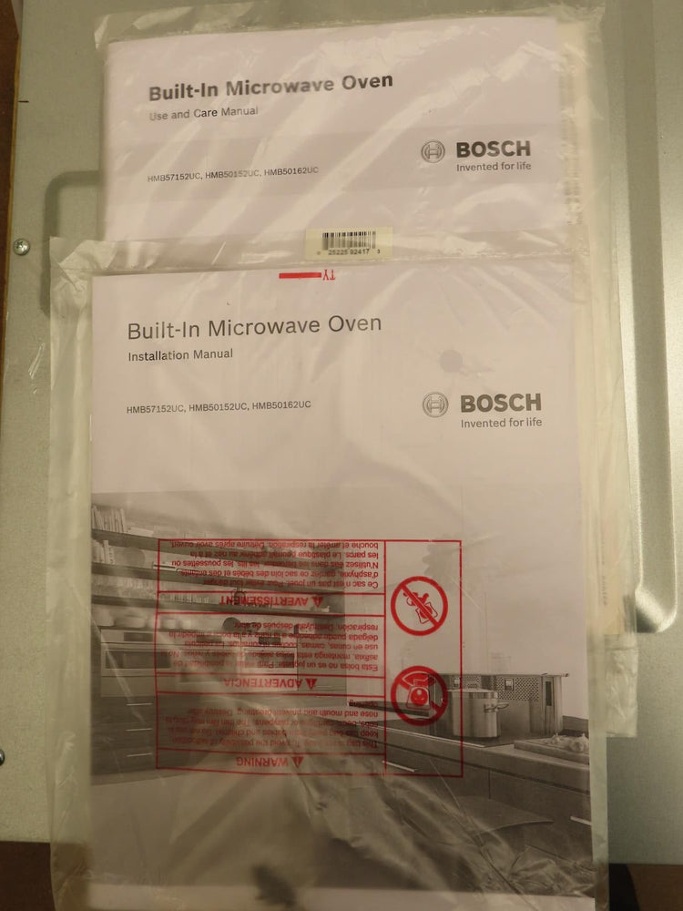 Bosch 500 Series HMB57152UC 27'' Built-In Microwave Oven With Full Warranty