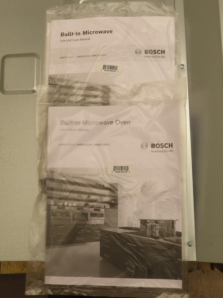 Bosch 500 Series HMB50152UC 30" Built-In Microwave Oven with Full Warranty