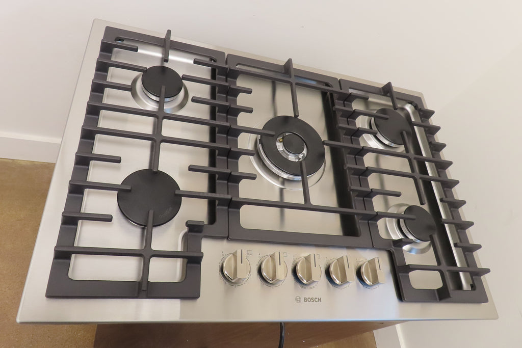 Bosch 800 Series NGM8059UC 30" Stainless Steel Built-In Gas Cooktop Perfect