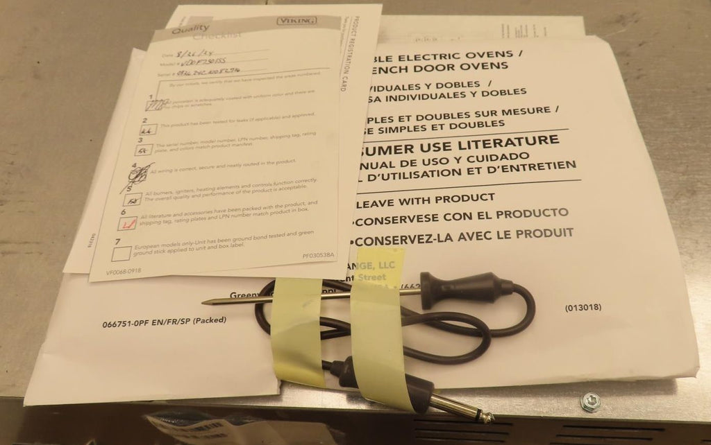 Viking Professional 7 Series VDOF7301SS 30" French Door Double Oven 2024 Model