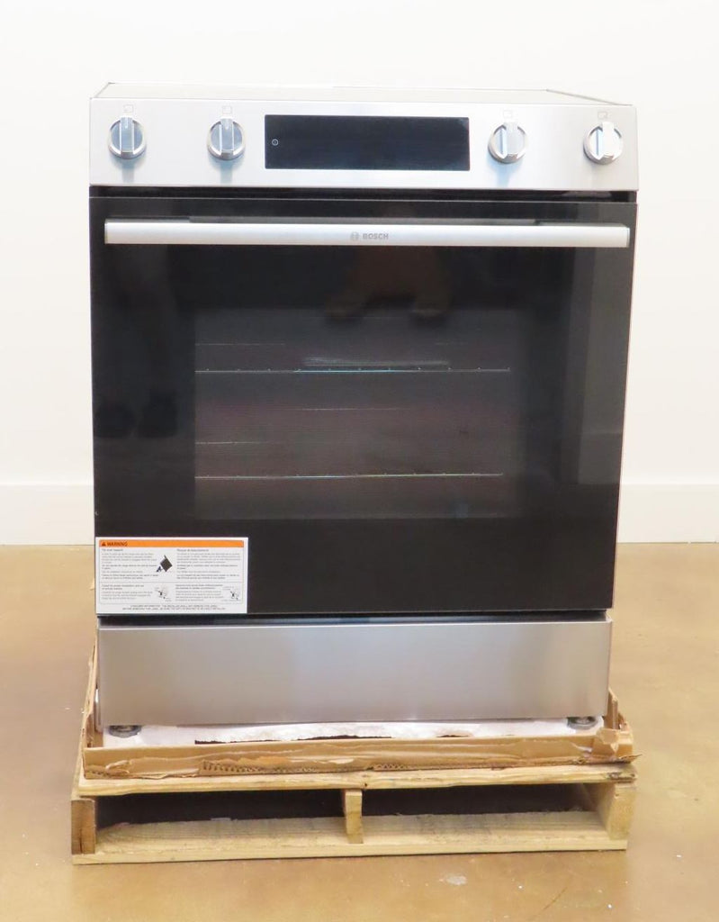 Bosch 100 Series HEF1050MU 30" Slide-In Electric Convection Range With Warranty