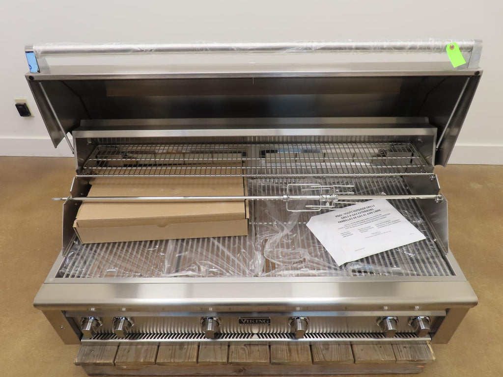 Viking VQGI5541LSS 54 Inch Built-In Liquid Propane Grill With A Rotisserie