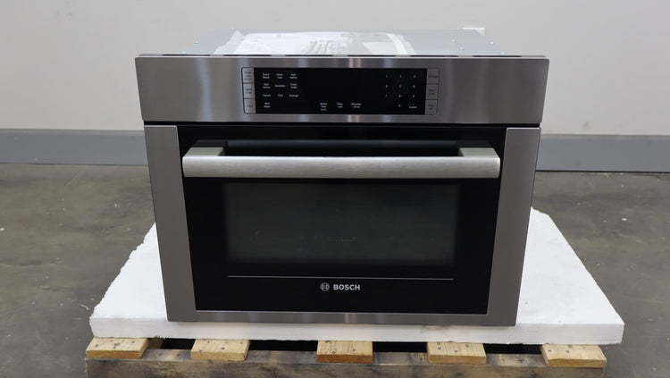 Bosch 24" 1000w SS 1.6 cu.ft. Power 2-in-1 500 Series Speed Oven HMC54151UC - Alabama Appliance