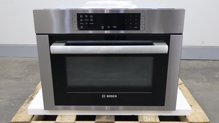 Bosch 24" 1000w SS 1.6 cu.ft. Power 2-in-1 500 Series Speed Oven HMC54151UC - Alabama Appliance