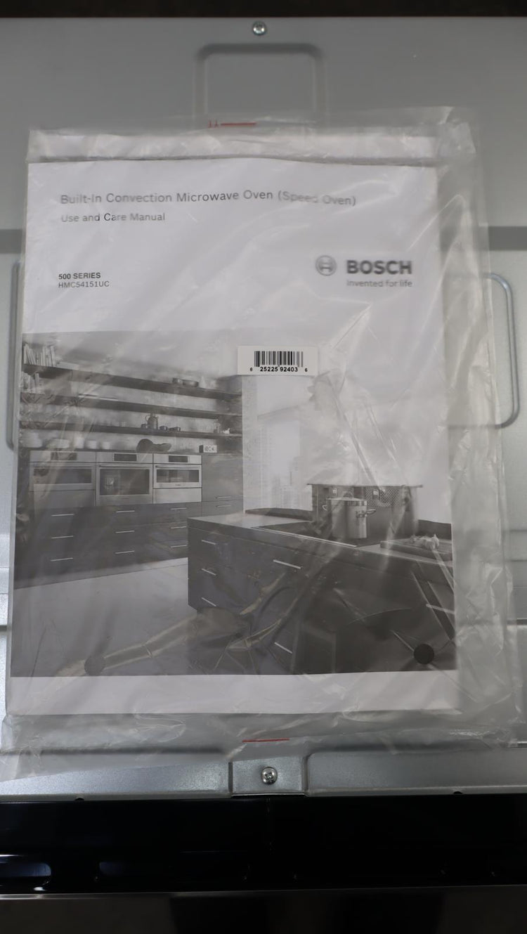 Bosch 24" 1000w SS 1.6 cu.ft. Power 2-in-1 500 Series Speed Oven HMC54151UC - Alabama Appliance