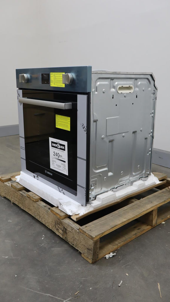 Bosch 500 Series 4 Inch Stainless Single Convection Electric Wall Oven HBE5453UC - Alabama Appliance