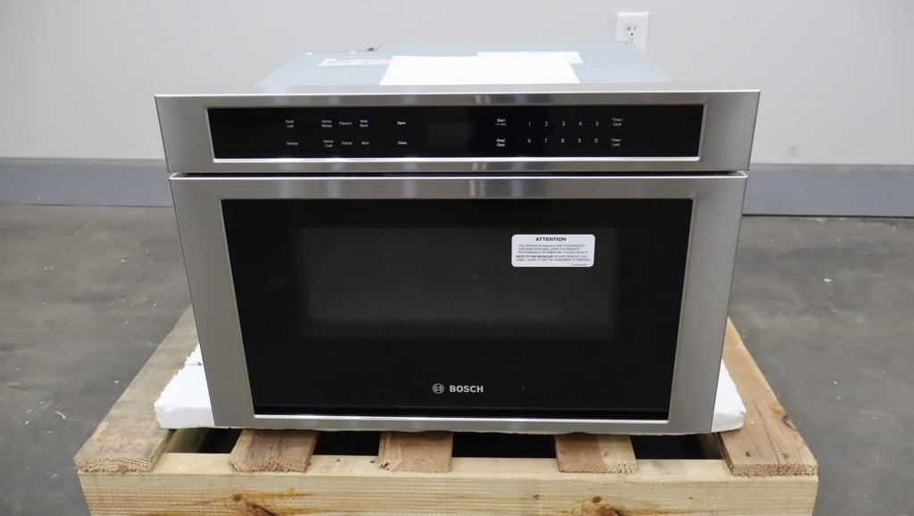 Bosch 800 Serie 24"  SS Touch Control 950W Built-in Microwave Drawer HMD8451UC - Alabama Appliance