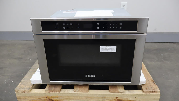 Bosch 800 Serie 24"  SS Touch Control 950W Built-in Microwave Drawer HMD8451UC - Alabama Appliance