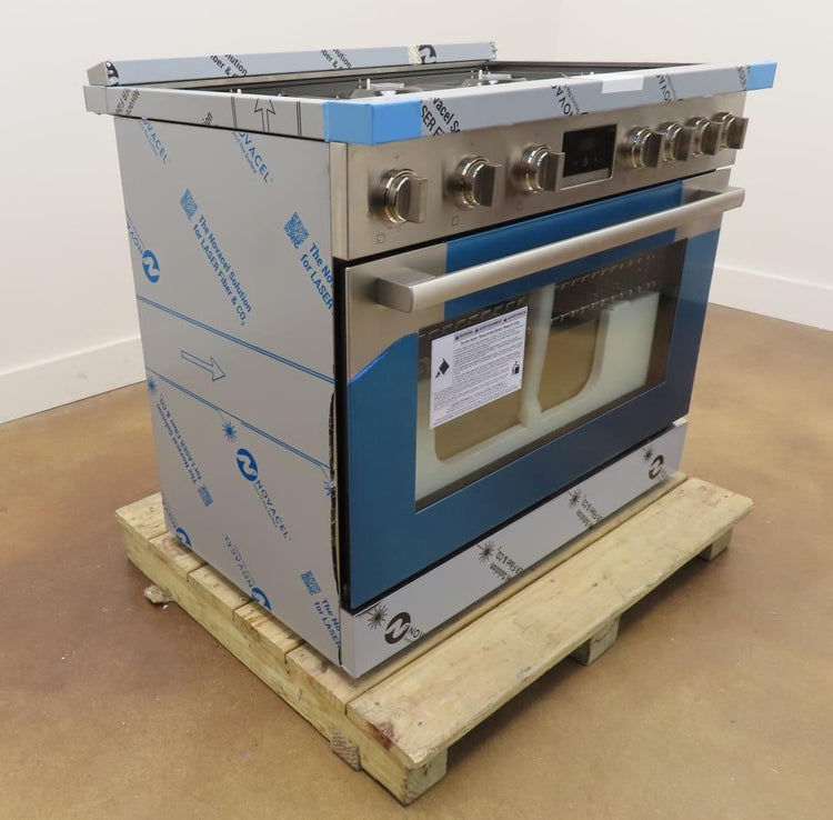 Bosch 800 Series HGS8655UC 36" Stainless Gas Range with 6 Sealed Burners Pics