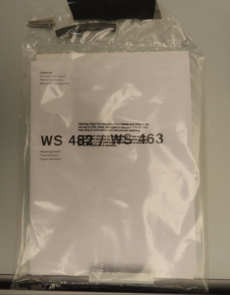 GAGGENAU 400 Series WS482710 30" 1.3 cu. ft. Capacity Convection Warming Drawer