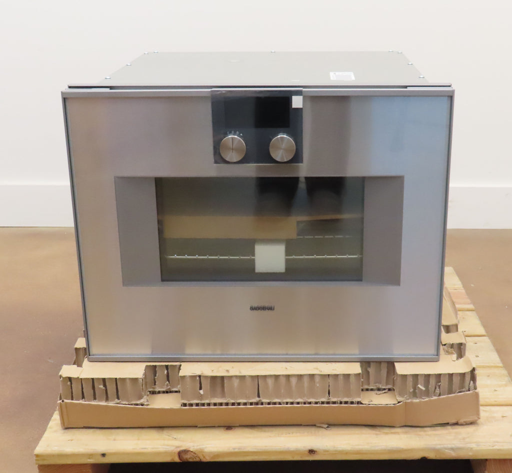 Gaggenau 400 Series BS471612 24" Single Combi-Steam Smart Electric Wall Oven - Alabama Appliance