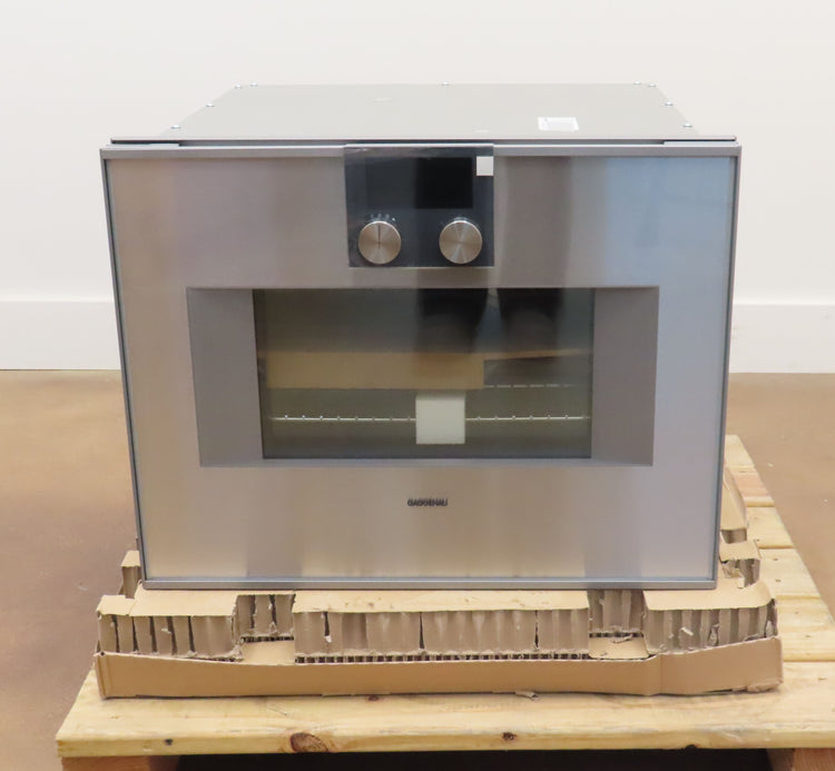 Gaggenau 400 Series BS471612 24" Single Combi-Steam Smart Electric Wall Oven - Alabama Appliance