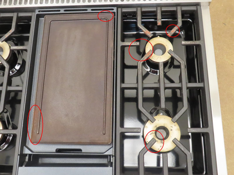 Viking 7 Series VRT7486GSS 48" Gas Rangetop 6 Viking Elevation Burners 2025Model - Alabama Appliance