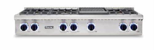 Viking 7 Series VRT7486GSS 48" Gas Rangetop 6 Viking Elevation Burners 2025Model - Alabama Appliance