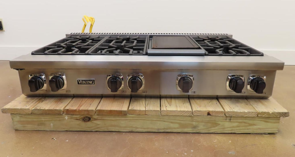 Viking 7 Series VRT7486GSS 48" Gas Rangetop 6 Viking Elevation Burners 2025Model - Alabama Appliance